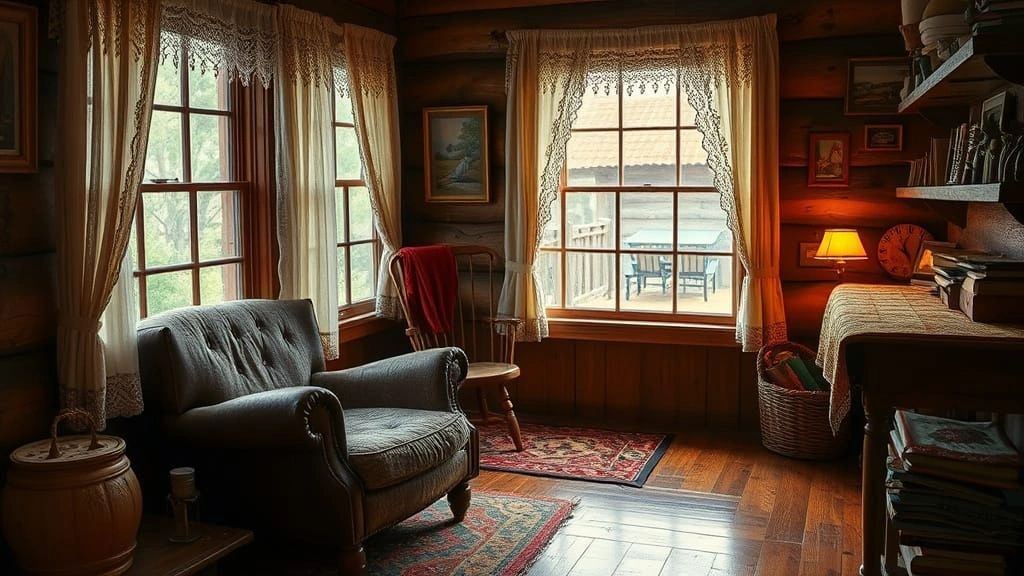 Soulful Reading Nook in Texas Decor Style 1